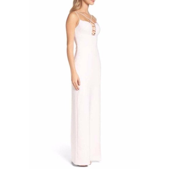 Maria Bianca Nero Starlett Gown Dress Blush NEW 8 - Picture 3 of 4